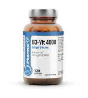 D3-Vit 4000 Softgel D-Active 120 kaps | Clean Label Pharmovit