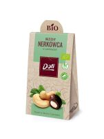 ORZECHY NERKOWCA W CZEKOLADZIE GORZKIEJ BEZGLUTENOWE BIO 50 g - DOTI