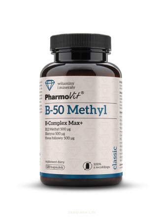 B-50 Methyl B-complex Max+ 120 kaps | Classic Pharmovit