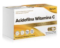 Acidofilna Witamina C 200 mg | 60 kapsułek - Narine