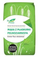 MĄKA Z PŁASKURKI PEŁNOZIARNISTA BIO 500 g - BIO PLANET