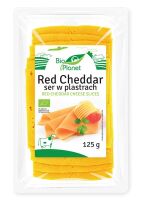 SER RED CHEDDAR W PLASTRACH BIO 125 g - BIO PLANET