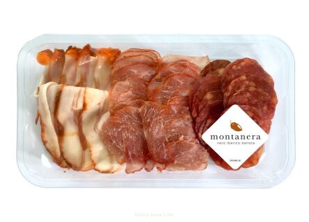 ANTIPASTI TRIO: KIEŁBASA CHORIZO, POLĘDWICA LOMO, BOCZEK PANCETTA BEZGLUTENOWE BIO 90 g  - PRIMAVERA