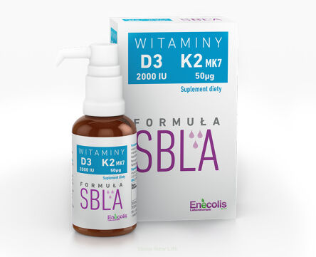 Witamina D3 + K2 w oliwie z oliwek
