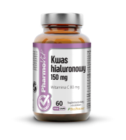 Kwas hialuronowy 150 mg 60 kaps Vege | Clean Label Pharmovit