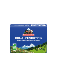 MASŁO ALPEJSKIE KOSTKA (82 % TŁUSZCZU) BIO 250 g - BERCHTESGADENER LAND