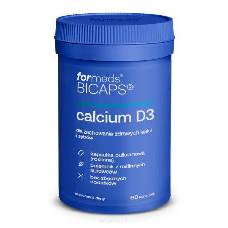 Witamina D3 z Wapniem Calcium D3 60 kaps.- Formeds
