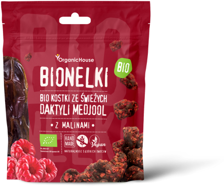 Bionelki z maliną 50 g - OrganicHouse