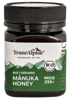 MIÓD MANUKA MGO 250+ BIO 250 g - TRANZALPINE