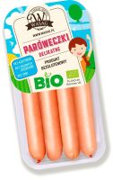 PARÓWKI DELIKATNE BEZGLUTENOWE BIO 150 g - WASĄG (NA ZAMÓWIENIE)