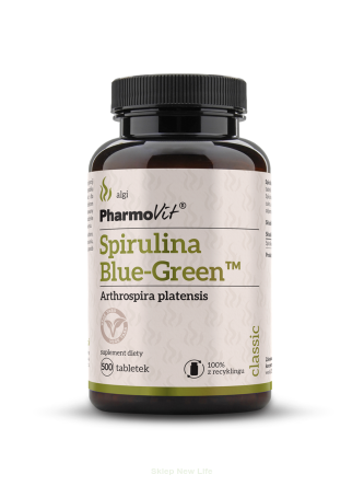 SPIRULINA BLUE-GREEN (250 mg) BEZGLUTENOWA 500 TABLETEK - PHARMOVIT (CLASSIC)