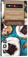 Czekolada gorzka z kokosem bez dodatku cukru 75 g - Pure&Good