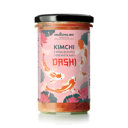 KIMCHI DASHI Z TUŃCZYKIEM BONITO I KREWETKAMI 540 g - DELIKATNA