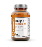 OMEGA 3 + WITAMINY D3 + K2 BEZGLUTENOWE 60 KAPSUŁEK - PHARMOVIT (CLEAN LABEL)