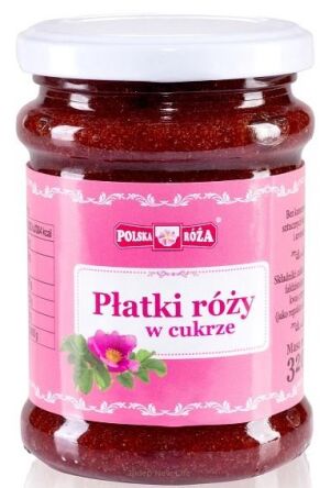 Płatki róży w cukrze 320 g