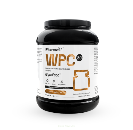 WPC 80 Koncentrat białka serwatkowego Instant (masło orzechowe) 700 g | GymFood Pharmovit