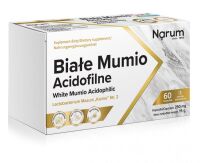 Białe Mumio Acidofilne 250 mg | 60 kapsułek - Narine