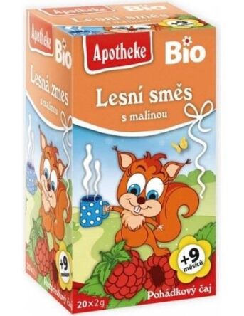 HERBATKA DLA DZIECI - OWOCE LEŚNE Z MALINĄ PO 9 MIESIĄCU BIO (20 x 2 g) 40 g - APOTHEKE