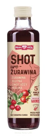 Shot żurawina 250 ml