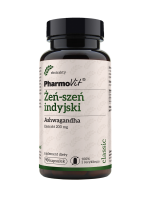 Żeń-szeń indyjski Ashwagandha 20:1 200 mg 90 kaps | Classic Pharmovit