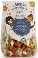 MAKARON (RYŻOWY TRÓJKOLOROWY) DLA DZIECI DINOZAURY BEZGLUTENOWY BIO 250 g - PASTA NATURA