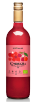 KOMBUCHA HIBISKUS I CZEREŚNIA BIO 750 ml - DELIKATNA