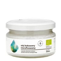 Olej kokosowy - Nierafinowany, Tłoczony na zimno (200ml) BIO