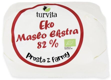 MASŁO EXTRA (82 % TŁUSZCZU) BIO 200 g - TURVITA