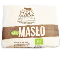 MASŁO KOSTKA (82 % TŁUSZCZU) BIO (około 0,30 kg) -  EKO KNIAŹ (NA ZAMÓWIENIE)