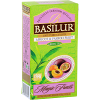 Herbata zielona APRICOT & PASSION FRUIT saszetki 25x1,5g - Basilur