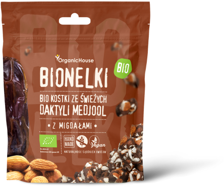 Bionelki z migdałami 50 g - OrganicHouse