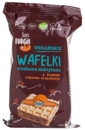 Wafelki z kremem słodzonym daktylem BIO 4x30g