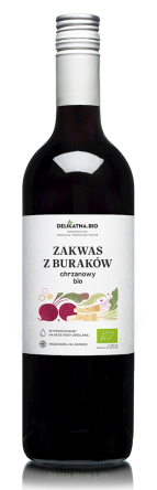 ZAKWAS Z BURAKÓW Z CHRZANEM BIO 700 ml - DELIKATNA