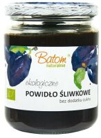 POWIDŁA ZE ŚLIWKI WĘGIERKI BEZ DODATKU CUKRÓW BIO 270 g - BATOM