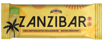 BATON OWOCOWY "ZANZIBAR" BEZGLUTENOWY BIO 40 g - ZMIANY ZMIANY