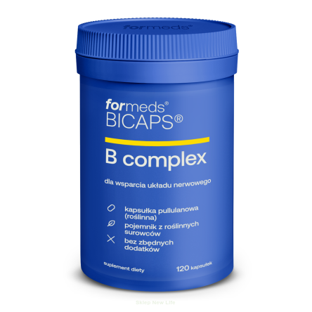 Kompleks witamin B, BICAPS B COMPLEX 120 kaps - Formeds