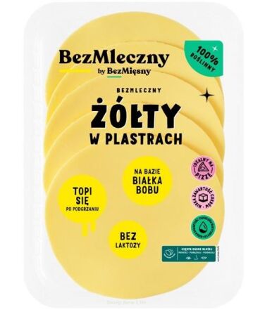 Bezmleczny żółty w plastrach 100g