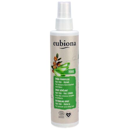 SPRAY UŁATWIAJĄCY ROZCZESYWANIE WŁOSÓW ALOES - OLEJ ARGANOWY ECO 200 ml - EUBIONA