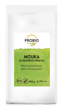 MĄKA Z ZIELONEGO GROSZKU BEZGLUTENOWA BIO 450 g - PROBIO