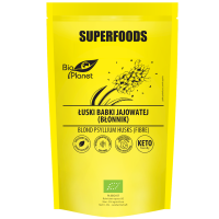 ŁUSKI BABKI JAJOWATEJ (BŁONNIK) BIO 100 g - BIO PLANET SUPERFOODS
