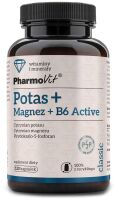 POTAS + MAGNEZ + WITAMINA B6 ACTIVE BEZGLUTENOWE 120 KAPSUŁEK - PHARMOVIT (CLASSIC)