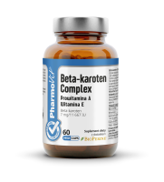 Beta-karoten Complex Prowitamina A Witamina E 60 kaps Clean label Pharmovit