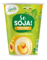 DESER SOJOWY MANGO - BRZOSKWINIA BEZGLUTENOWY BIO 400 g - SOJADE