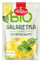 GALARETKA Z AGAREM O SMAKU CYTRYNOWYM BEZGLUTENOWA BIO 40 g - AMYLON