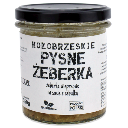 KOŁOBRZESKIE PYSNE ŻEBERKA 260 g - PIECARNIA