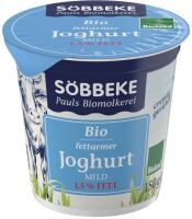 JOGURT NATURALNY (1,5 % TŁUSZCZU W MLEKU) BIO 150 g - SOBBEKE