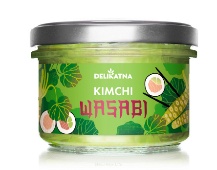 KIMCHI WASABI 200 g - DELIKATNA