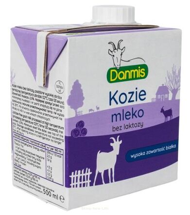 KOZIE MLEKO BEZ LAKTOZY UHT 500 ml - DANMIS