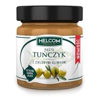 Pasta tuńczyk z zielonymi oliwkami 180 g - Helcom