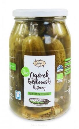 OGÓRKI KISZONE SĄTYSKIE BIO 880 g (550 g) - SĄTYRZ